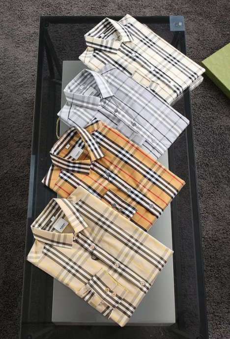 Picture of Burberry Shirts Long _SKUBurberryM-3XL8qn9521134